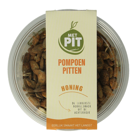 Met PIT Pompoenpitten honing 150.00 Gram