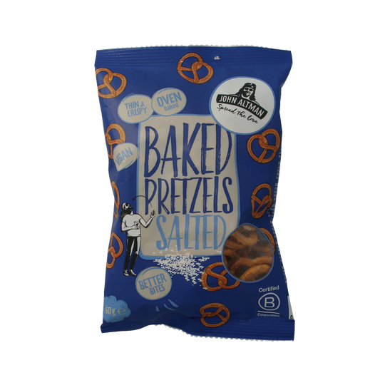 John Altman Baked pretzels sea salt mini 60.00 Gram