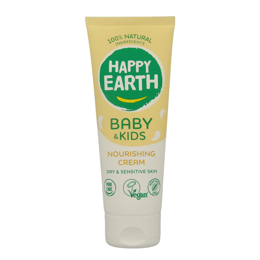 Happy Earth Voedende creme voor baby & kids 75.00 Milliliter