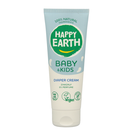 Happy Earth Billencreme zink voor baby & kids 75.00 Milliliter