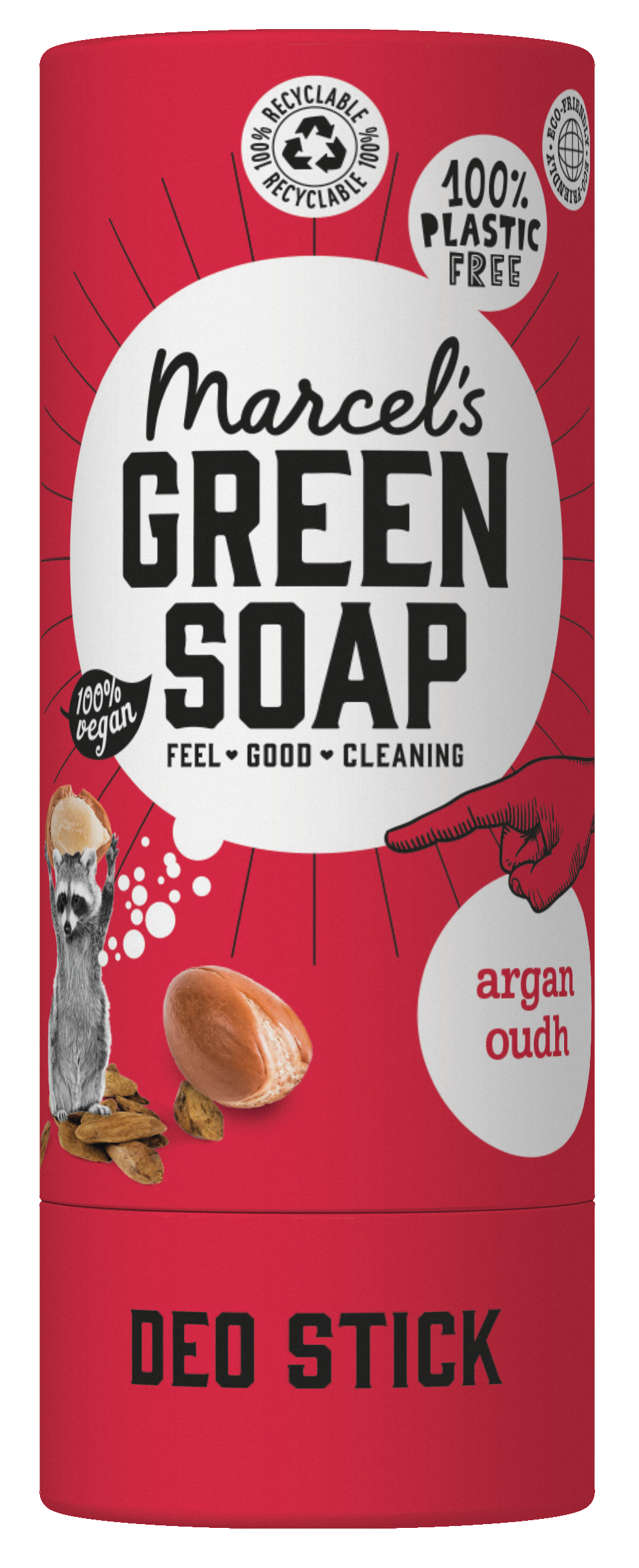 Marcel's Green Soap Deodorant stick argan & oudh 40 Gram