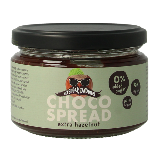 No Sugar Daddies Chocopasta hazelnoot bio 200.00 Gram