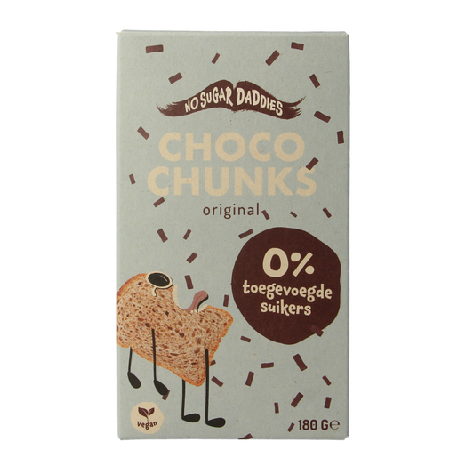 No Sugar Daddies Choco chunks melk bio 180.00 Gram