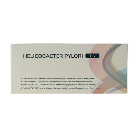 The Tester Helicobacter pylori self-test kit with one testing device, used for at-home H. pylori infection detection.