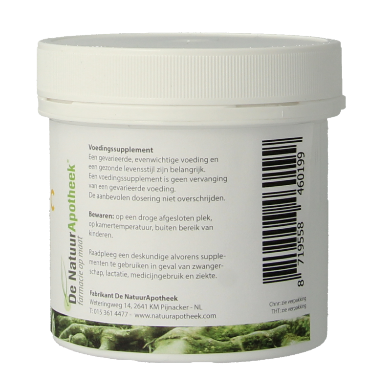 Natuurapotheek Vitamine C CalMag 1000 natural multivitamin capsules, featuring vitamin C and calcium for daily health support.