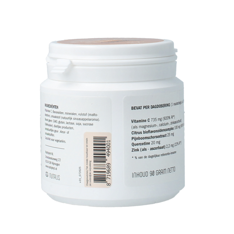 Nutalis Vitamine C met bioflavonoiden 90 Gram