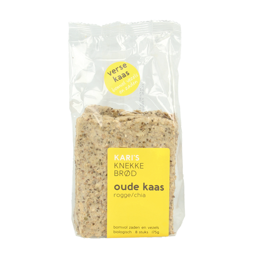 Kari's Crackers  Knekkebrod oude kaas bio 175.00 Gram