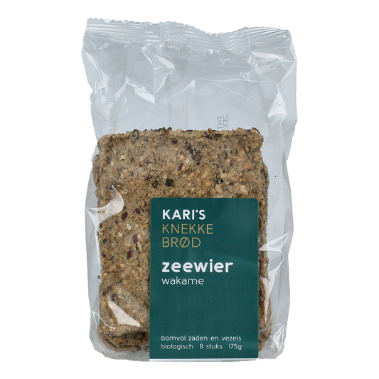 Kari's Crackers  Knekkebrod zeewier bio 175.00 Gram