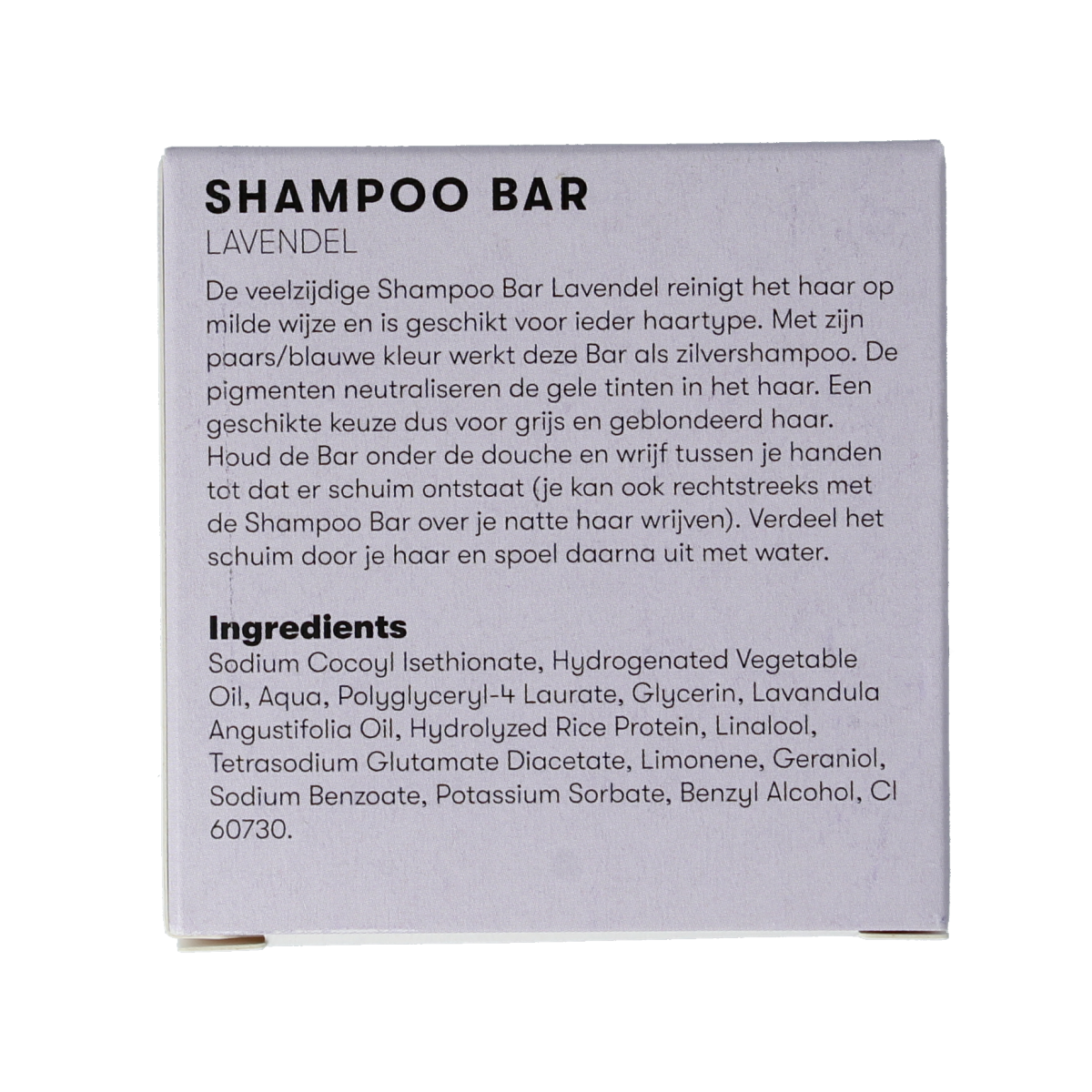 Shampoobars Shampoo bar lavendel 60.00 Gram