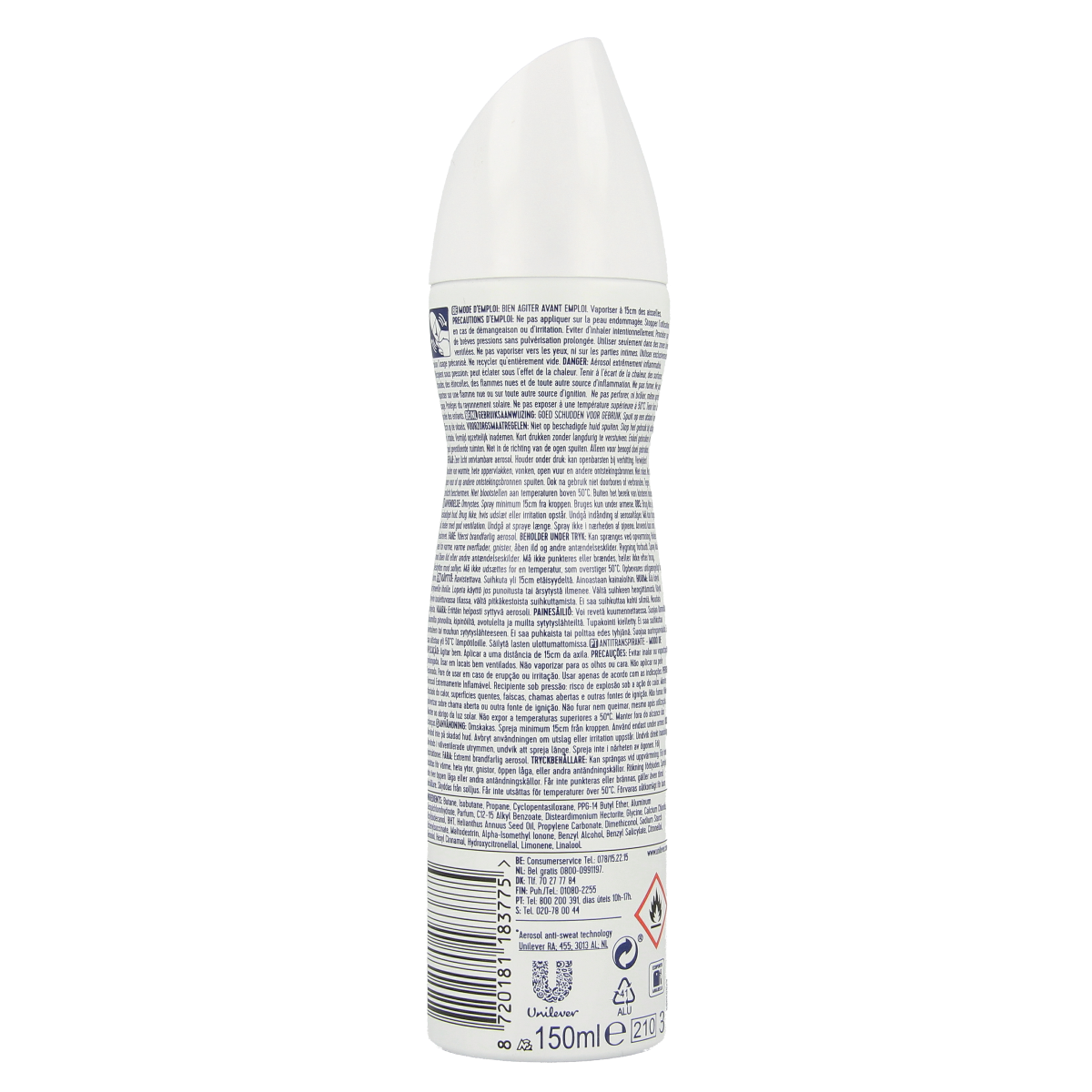 Rexona Deodorant spray invisible 150.00 Milliliter