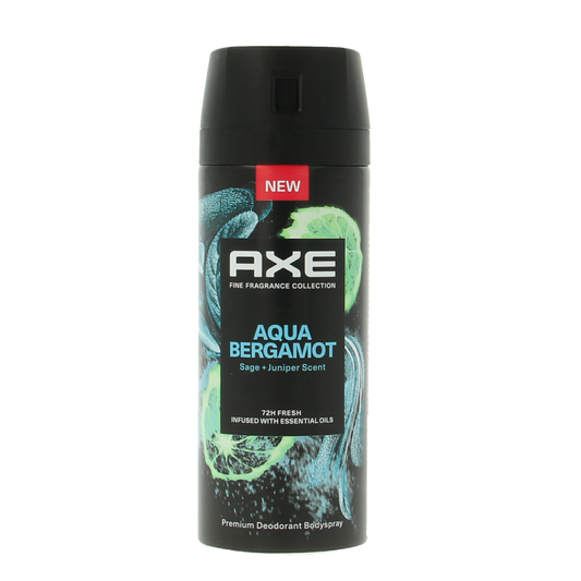 AXE Deodorant bodyspray kenobi aqua bergamot 150.00 Milliliter