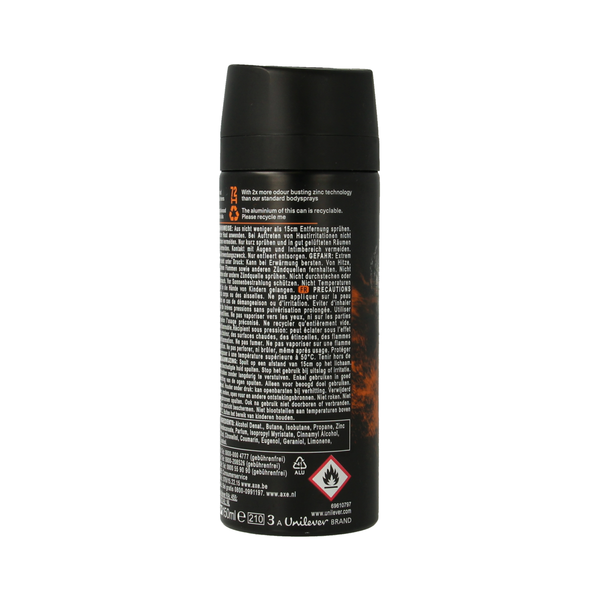 AXE Deodorant bodyspray kenobi copper santal 150.00 Milliliter