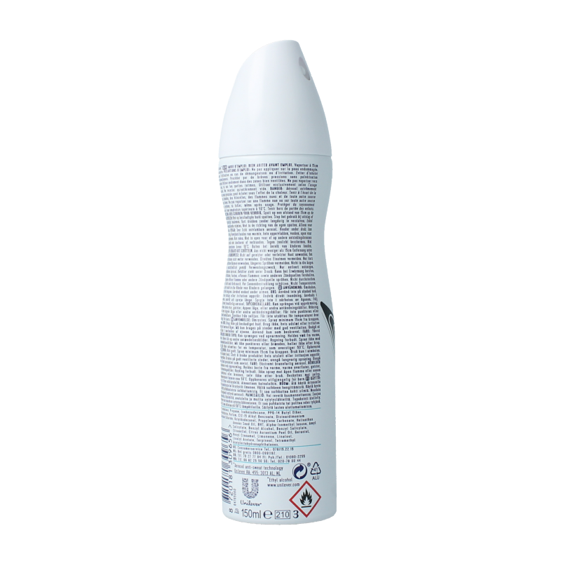 Rexona Deodorant spray invisible aqua 150 Milliliter