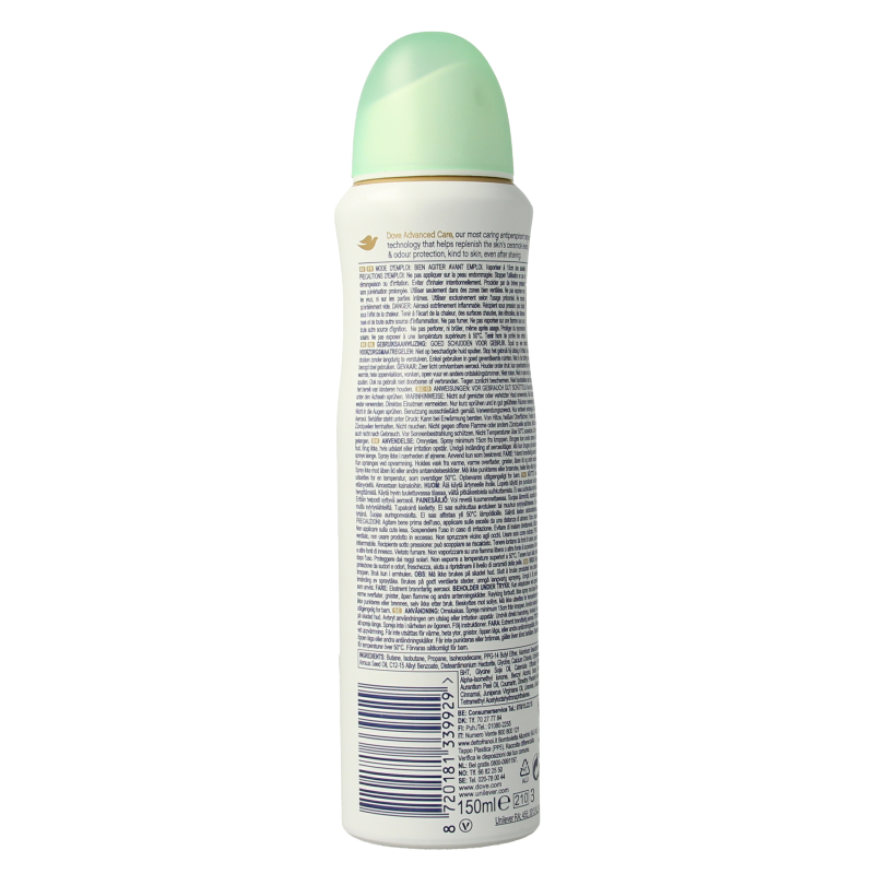 Dove Deodorant spray go fresh cucumber 150 Milliliter