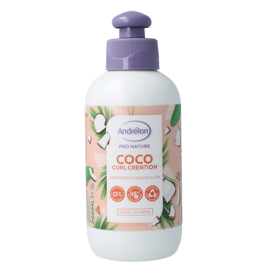 Andrelon Leave-in creme coco curl creation 200.00 Milliliter