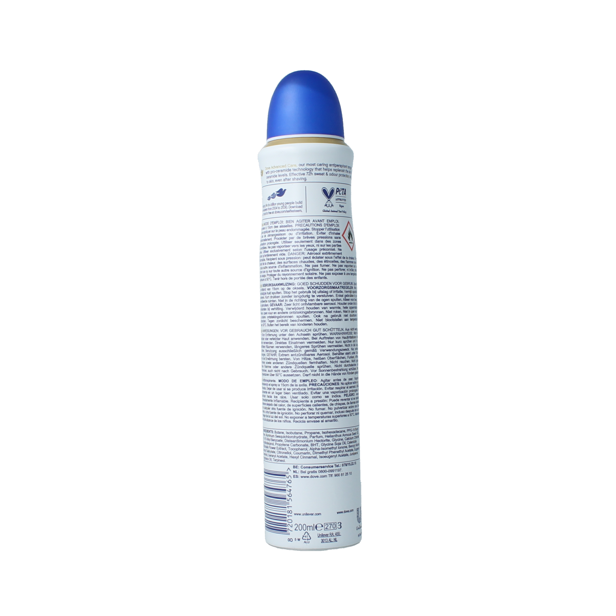 Dove Deodorant spray original 200.00 Milliliter