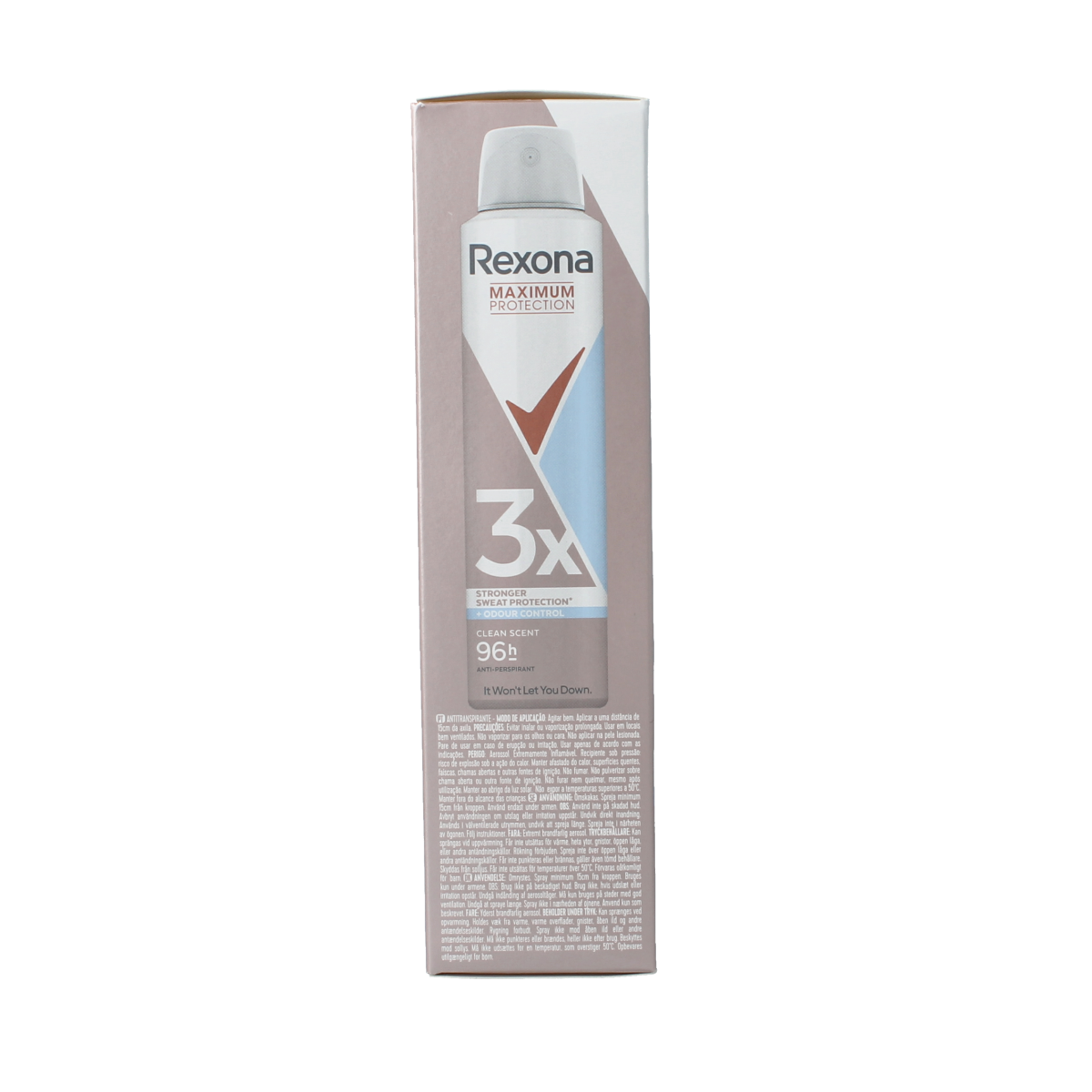 Rexona Deodorant spray max pro clean scent 150.00 Milliliter