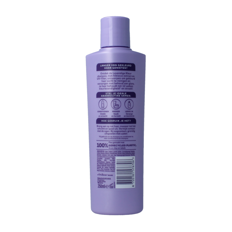 Andrelon Shampoo levendige kleur 250 Milliliter