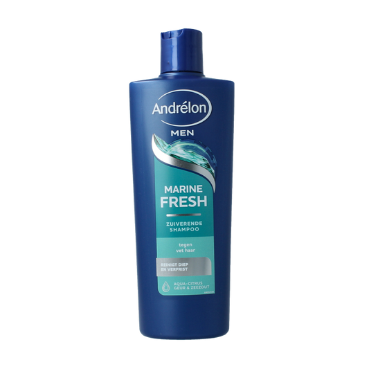 Andrelon Shampoo men marine fresh 400 Milliliter