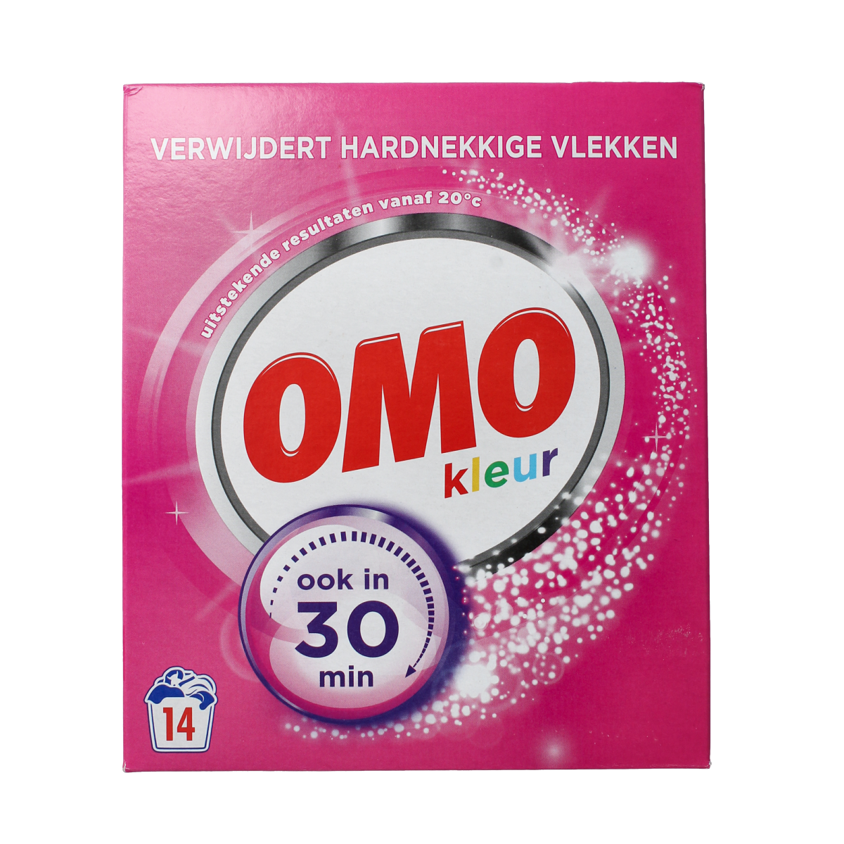 OMO Color Laundry Powder 14sc in 798g package, versatile washing powder for vibrant colored clothes.