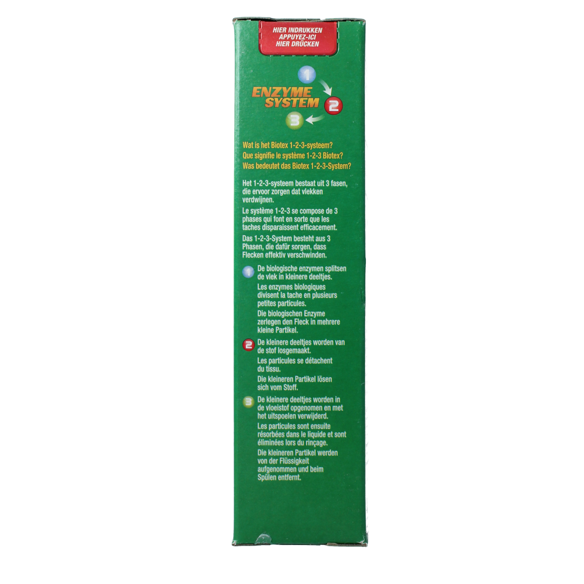 Biotex Waspoeder was en inweek wasmiddel in 720g container, ready for laundry cleaning and stain removal.