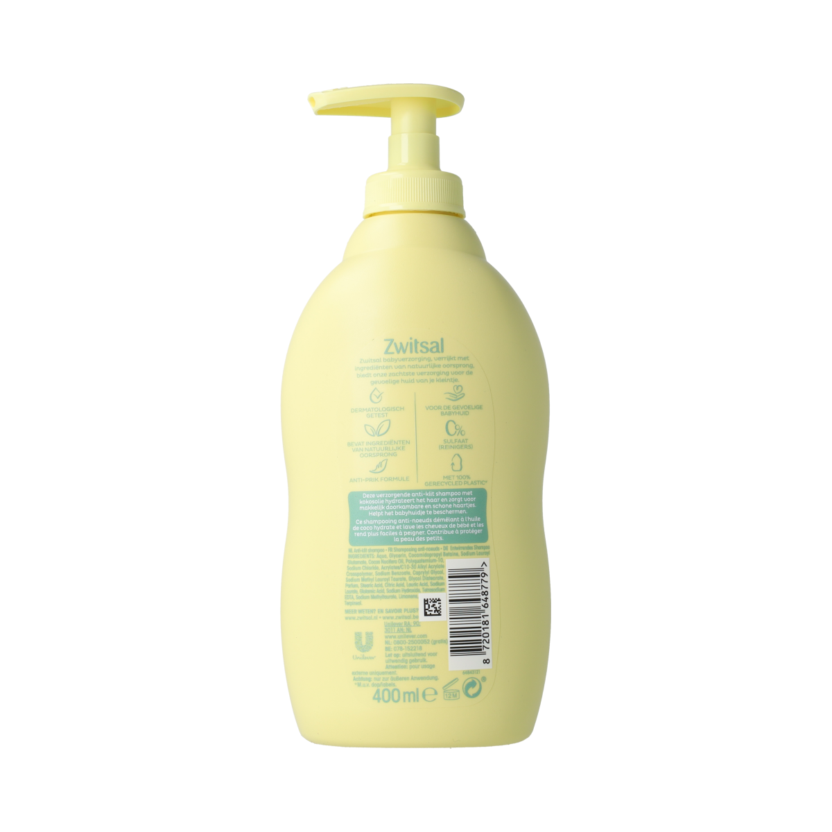Zwitsal Shampoo anti-klit 400.00 Milliliter