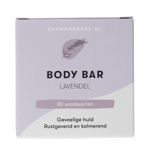 Shampoobars Body bar lavendel 60.00 Gram