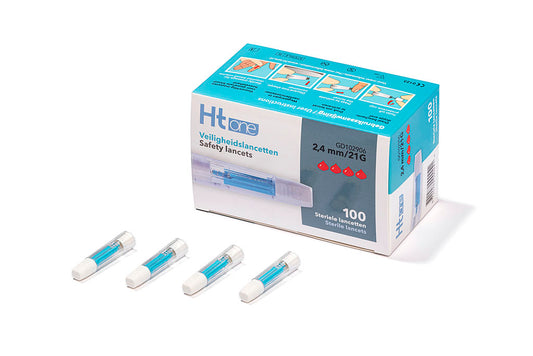 HT One Ht One Veiligheidslancetten 2,4 mm 100.00 Stuks