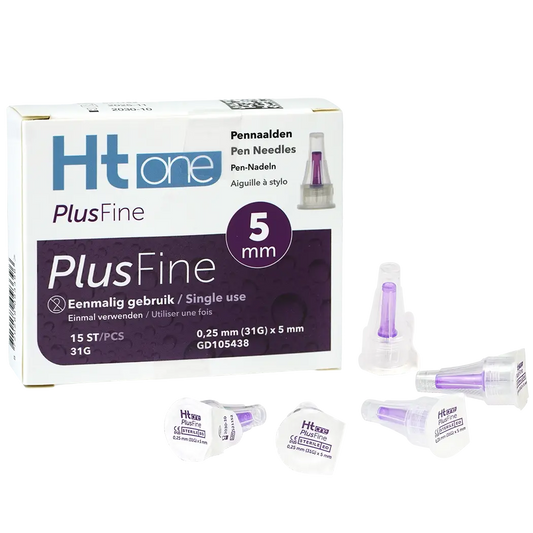 HT One Ht One Plusfine pennnaalden 5mm 31G (15) 15.00 Stuks