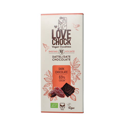 Lovechock Dark chocolate bio 70.00 Gram