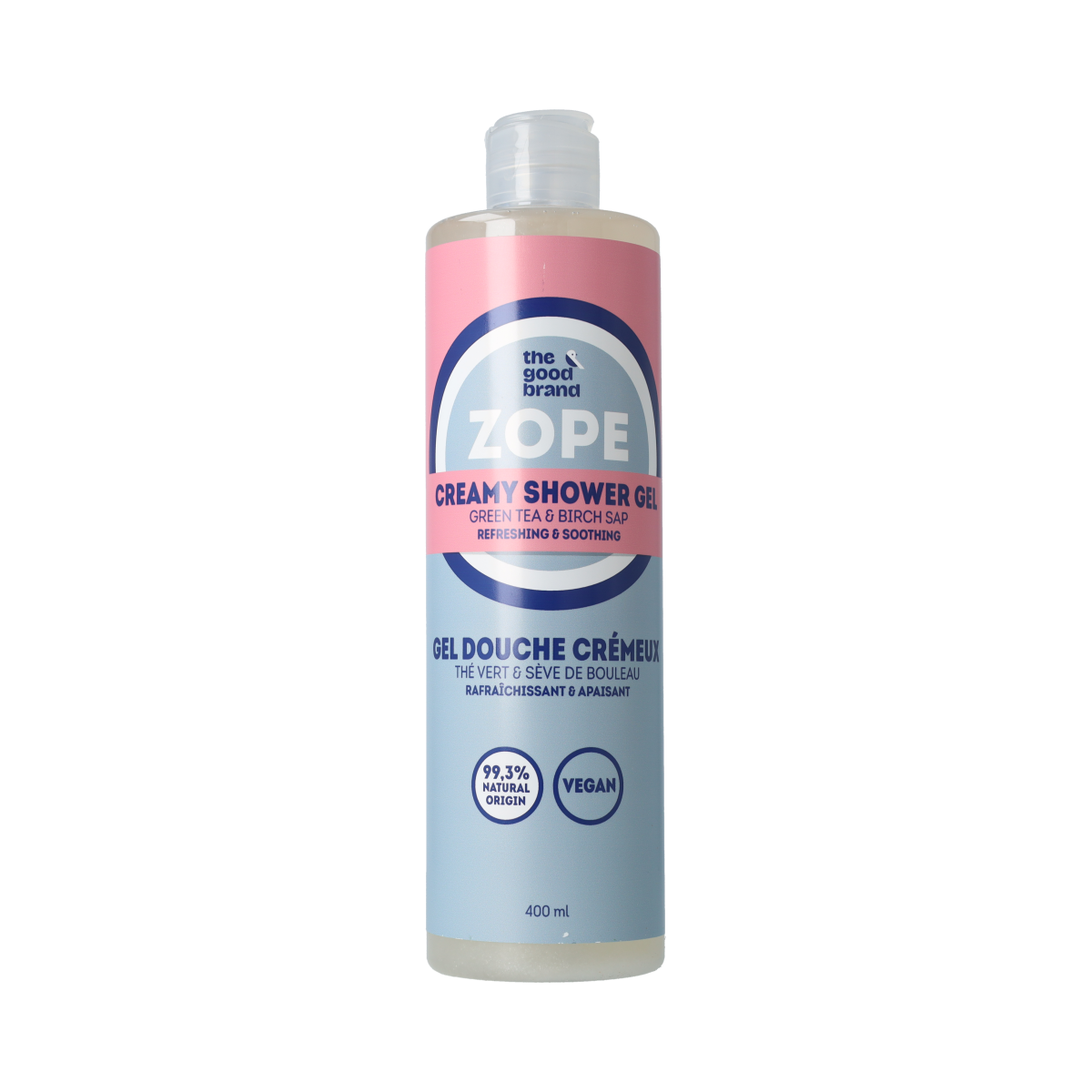 The Good Brand Green Tea - Birch- Betaine Shower Cream 400.00 Milliliter