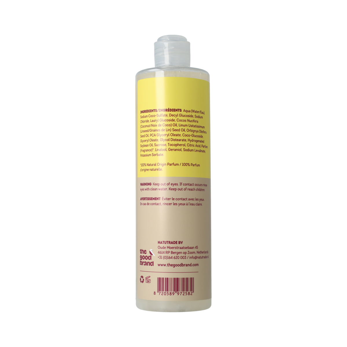 The Good Brand Natural Coconut & Flaxseed Shampoo 400.00 Milliliter