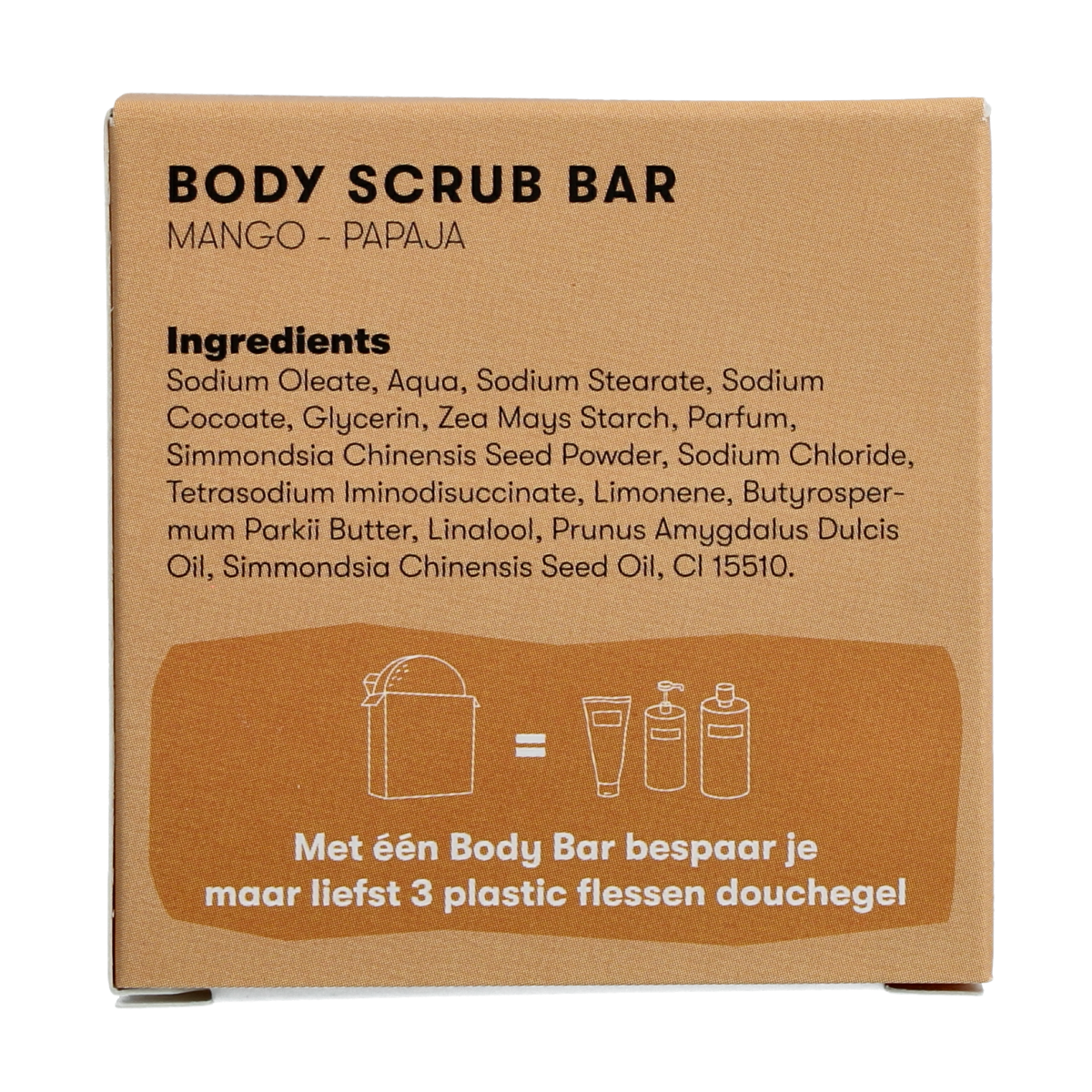 Solyd Body scrub bar mango  papaya 60.00 Gram