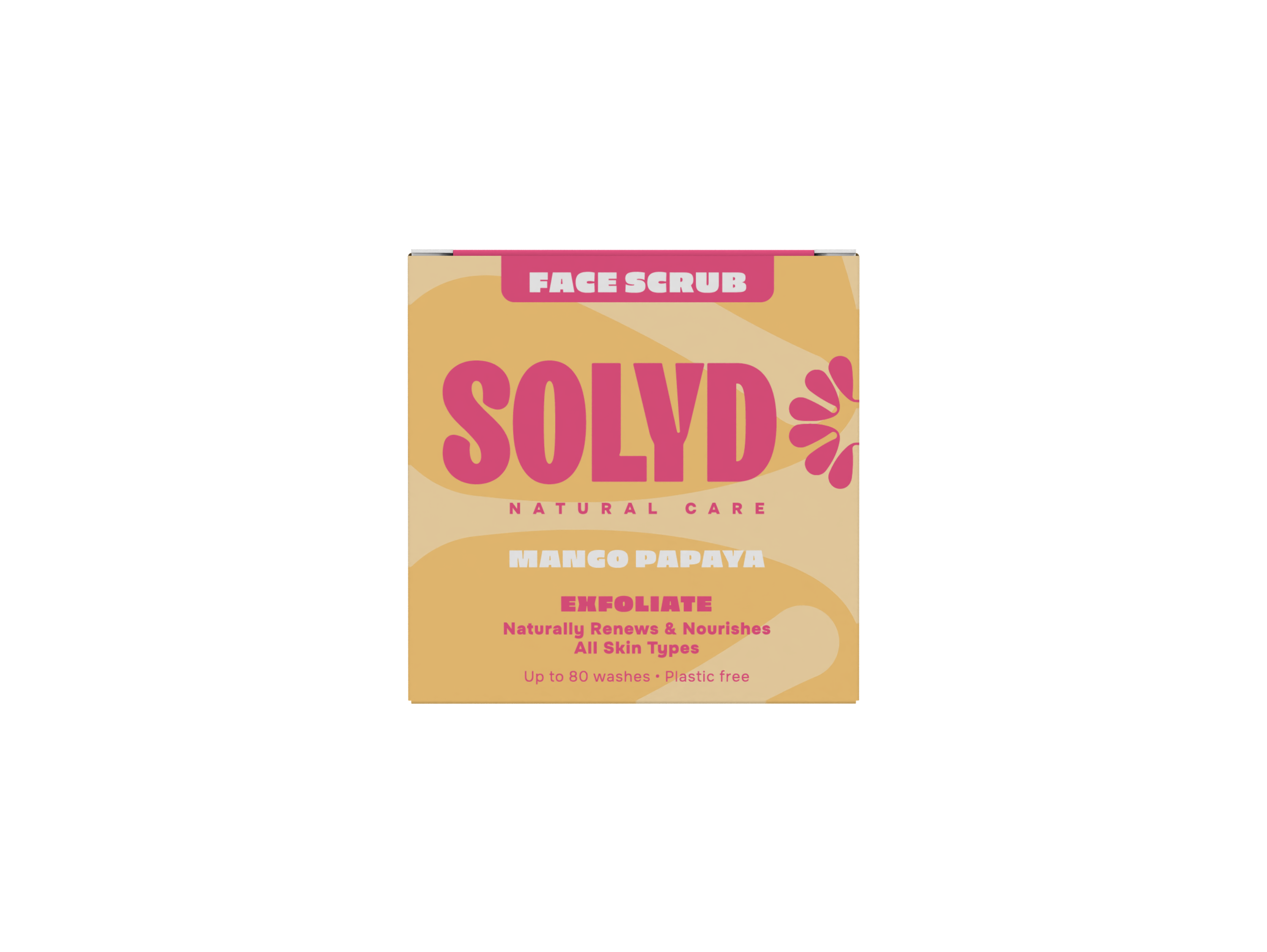 Solyd Face Scrub Bar Mango Papaya 60.00 Gram