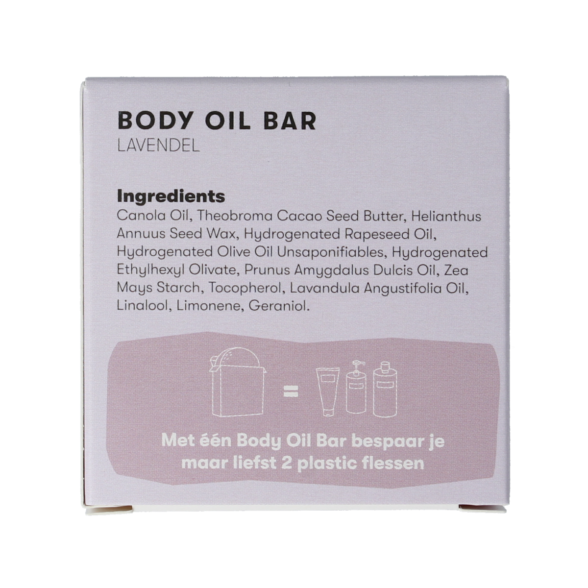 Shampoobars Body oil bar lavendel 45.00 Gram