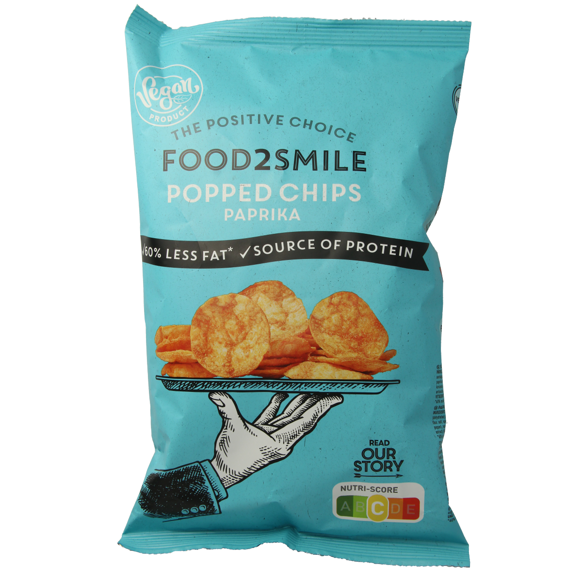 Food2Smile Popped chips paprika 90.00 Gram