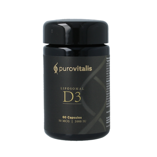 Purovitalis  Liposomal vitamine D3 60 Vegetarische capsules
