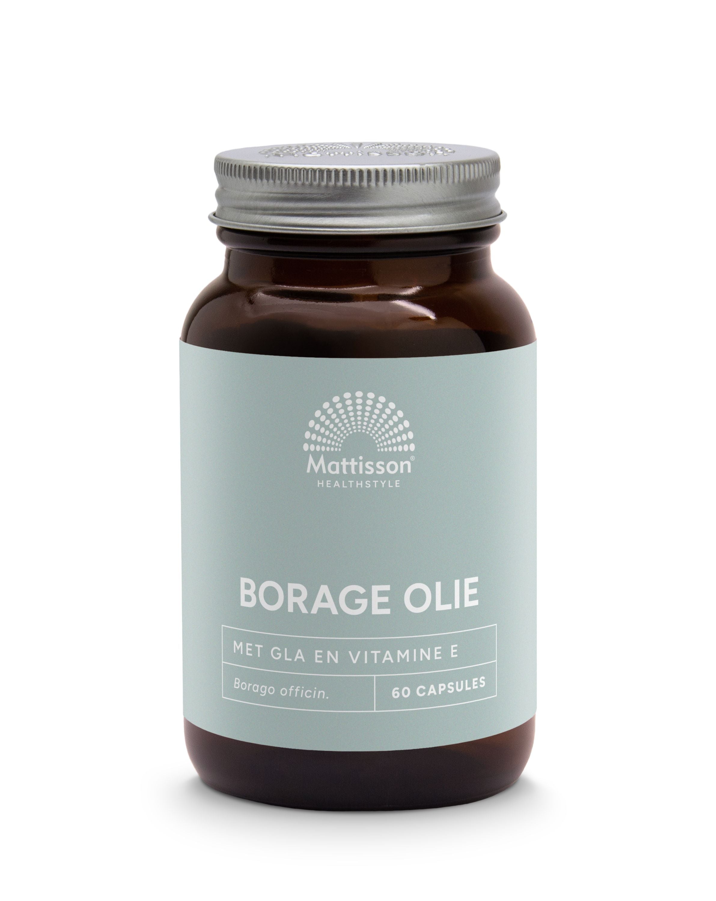 Mattisson Borage olie met vitamine E & GLA 1000mg 60 Capsules