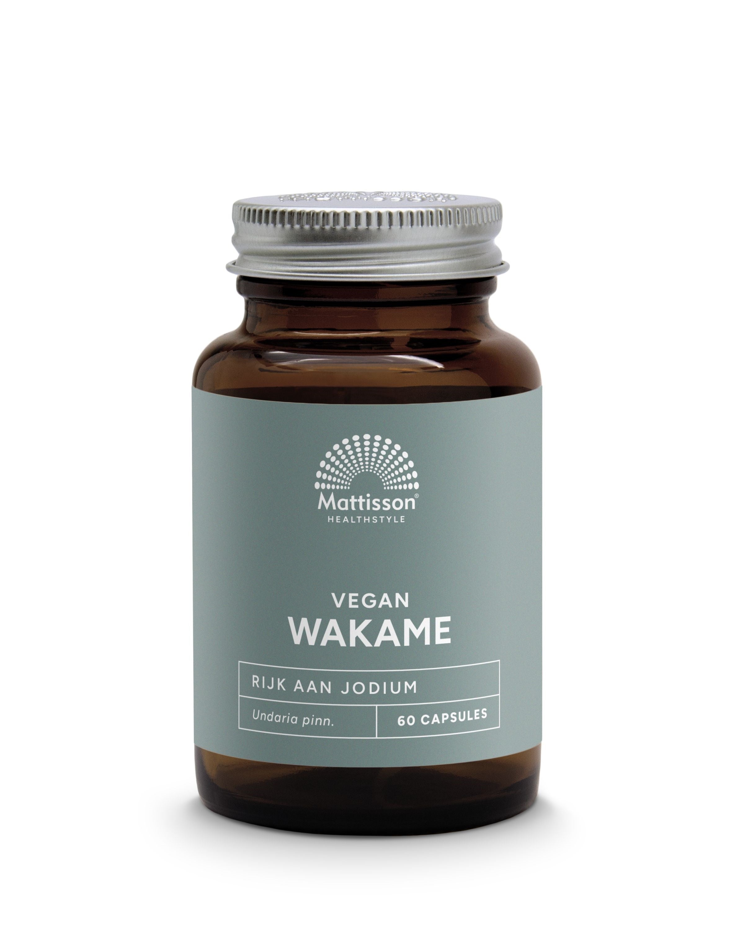 Mattisson Wakame 1000mg  bevat jodium 60.00 Vegetarische capsules