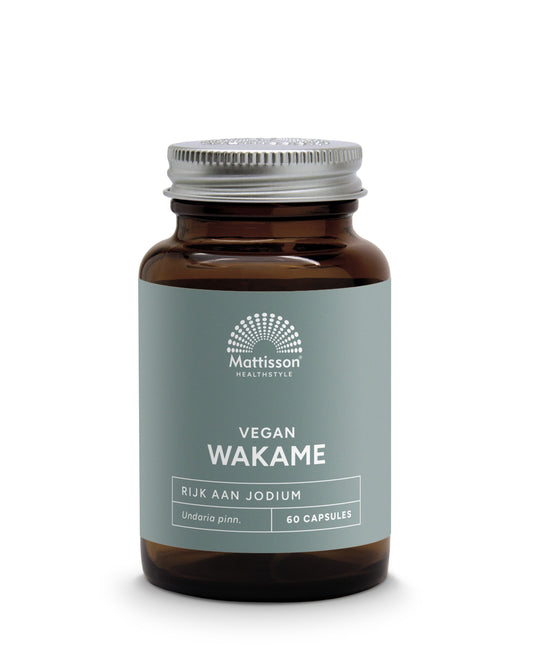 Mattisson Wakame 1000mg  bevat jodium 60.00 Vegetarische capsules