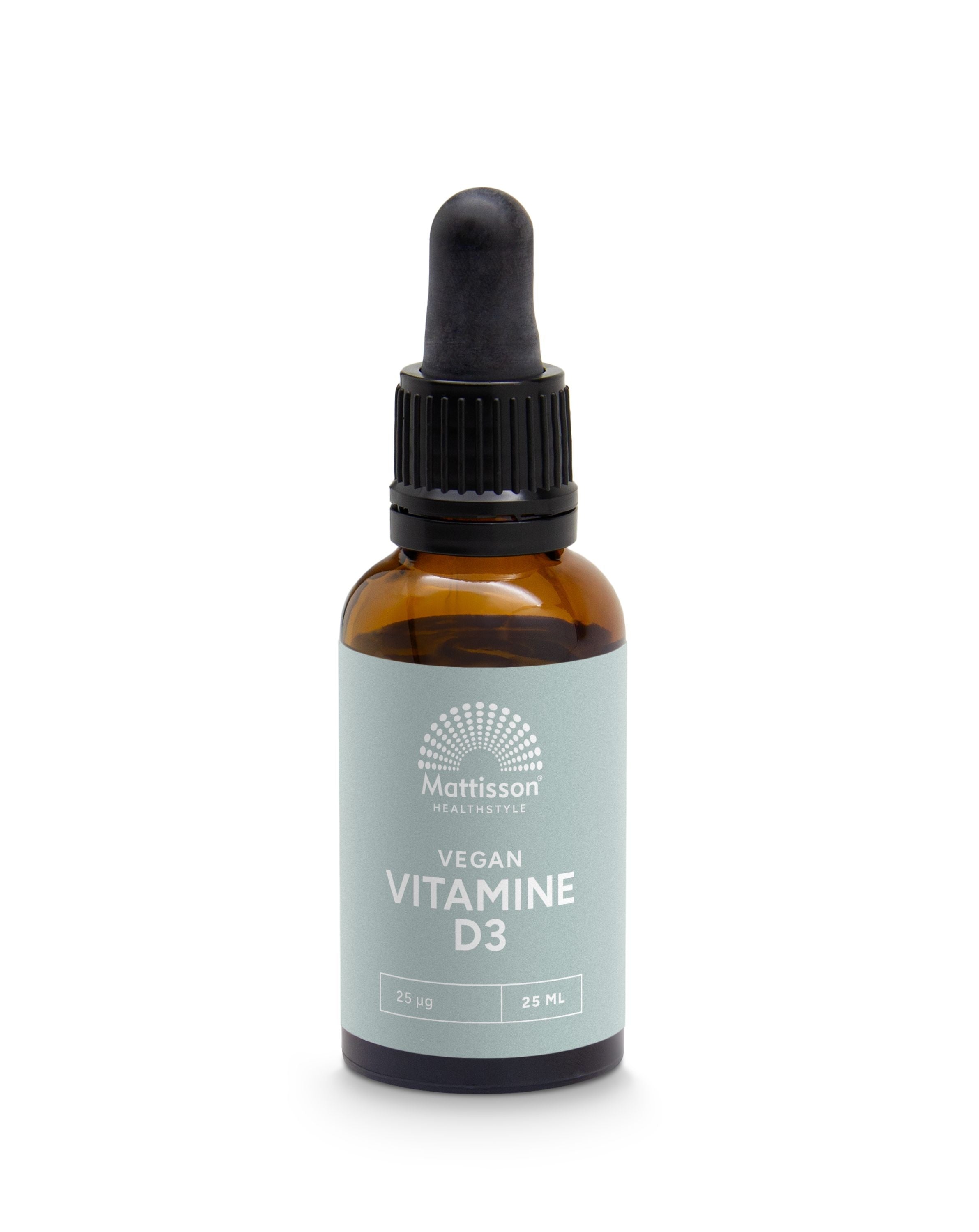 Mattisson Vitamine D3 25mcg vegan druppels 25.00 Milliliter
