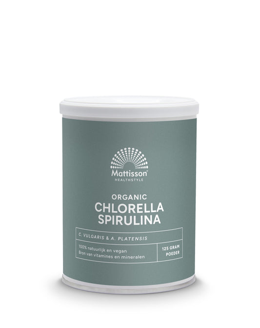 Mattisson Organic chlorella spirulina 125.00 Gram