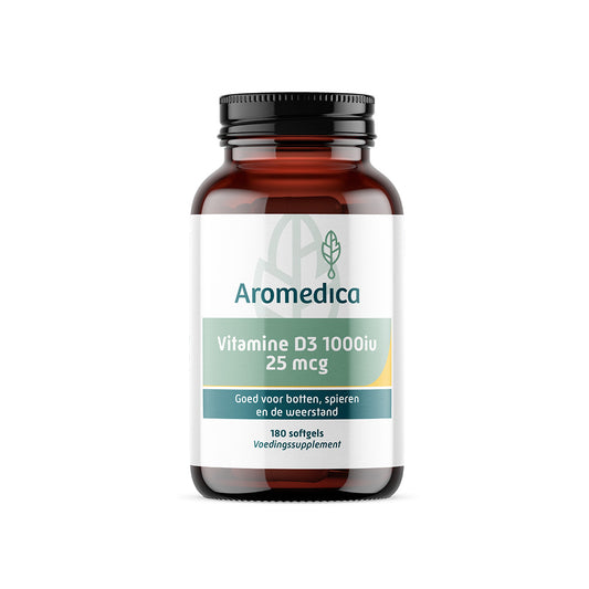 Aromedica Vitamine D3 25mcg 180.00 Softgels