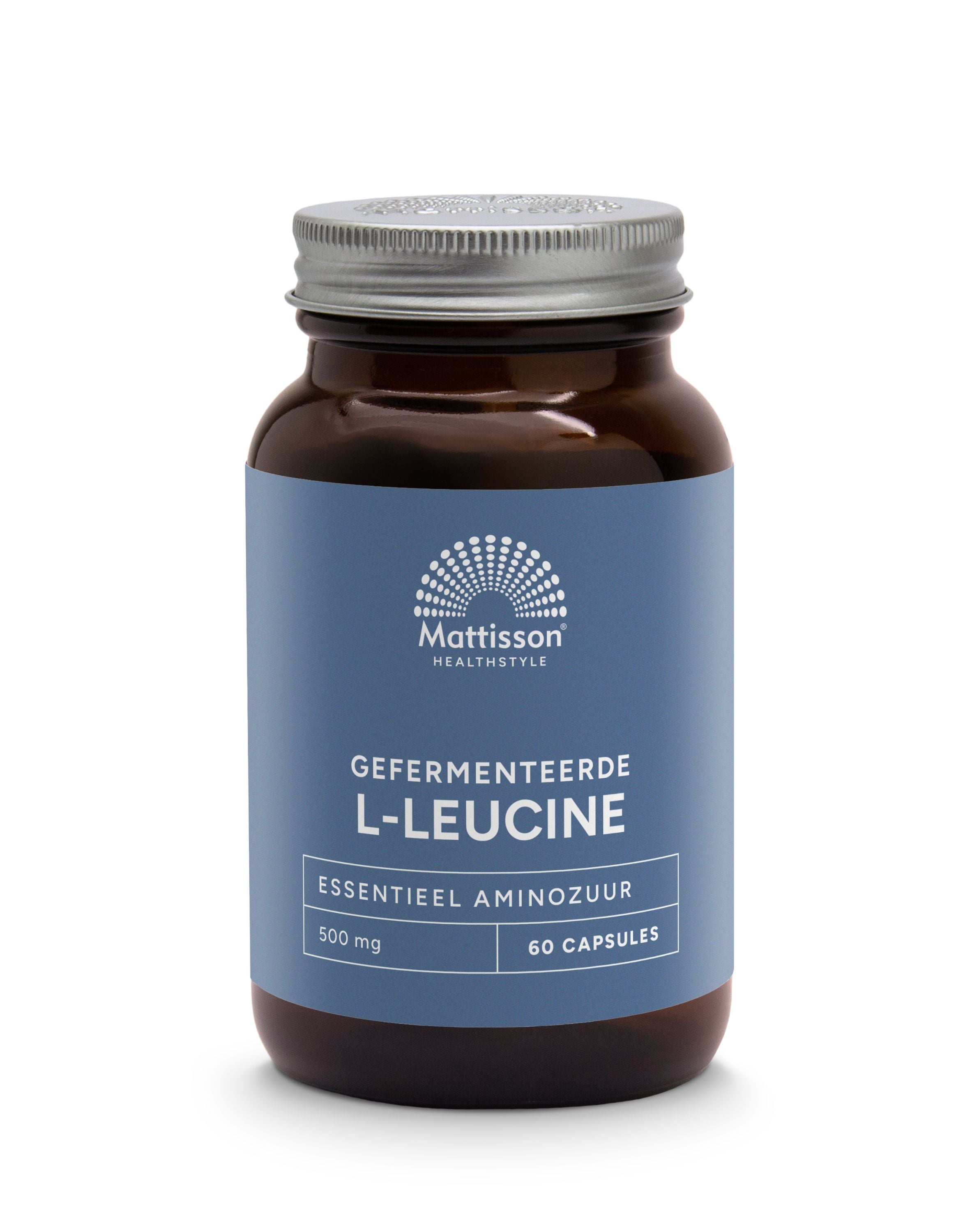 Mattisson Gefermenteerde L-Leucine 500mg 60.00 Vegetarische capsules