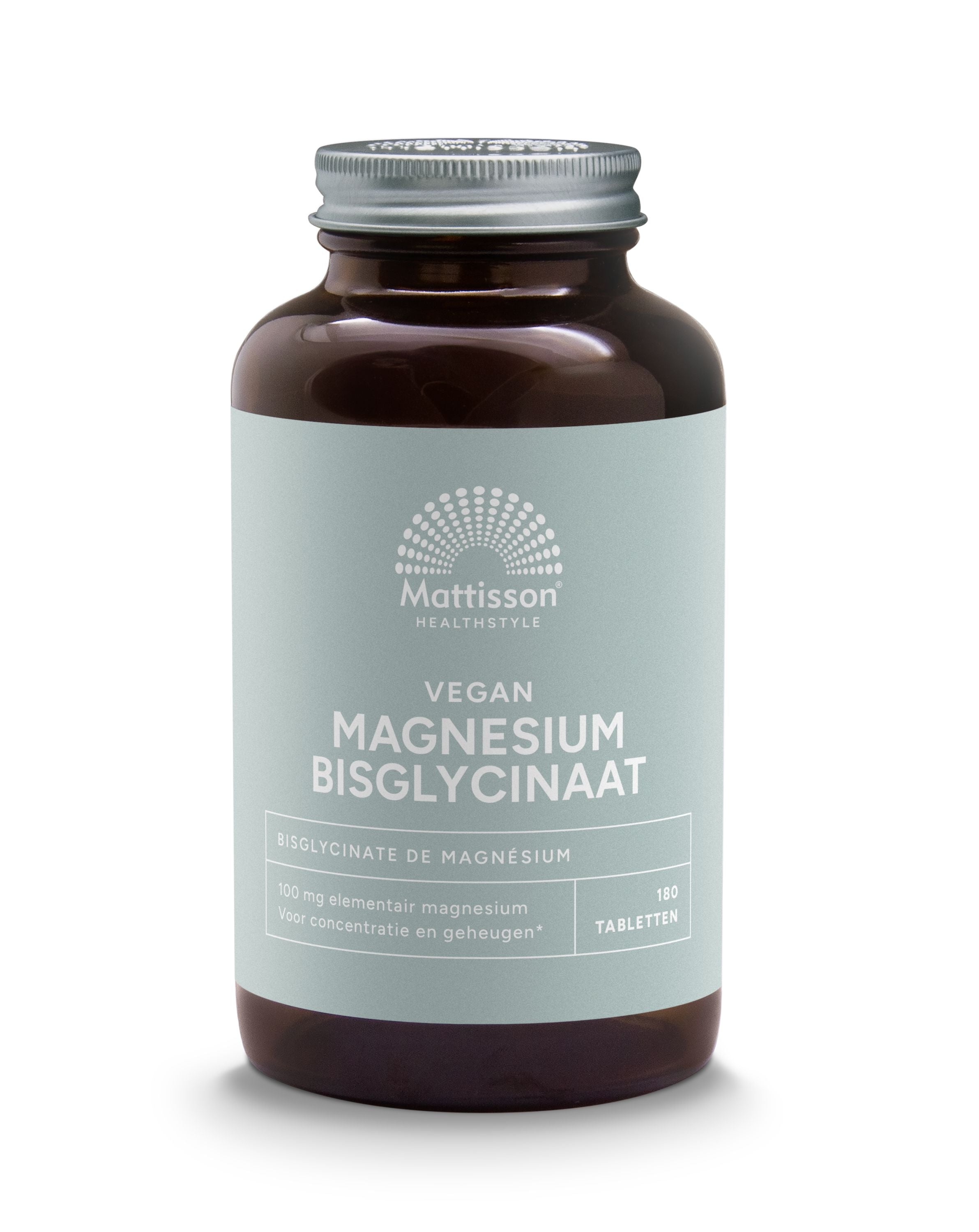 Mattisson Magnesium bisglycinaat 100mg taurine 180.00 Tabletten