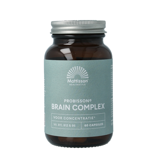 Mattisson Probisson brain complex capsules, dietary supplement with herbal ingredients for cognitive support, 60 capsules.