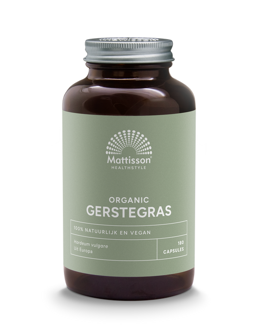 Mattisson Organic gerstegras 400mg bio 180 Capsules