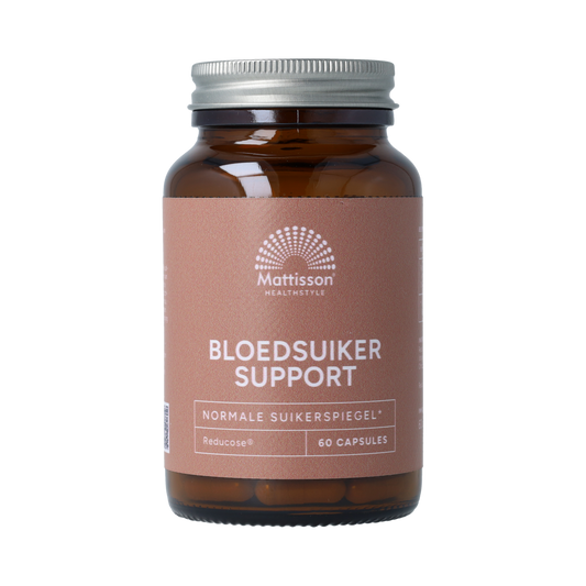Mattisson Bloedsuiker support capsules, dietary supplement with 60 capsules, natural herbal ingredients for blood sugar management