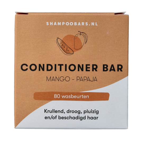 Shampoobars Conditioner bar mango papaja 45.00 Gram