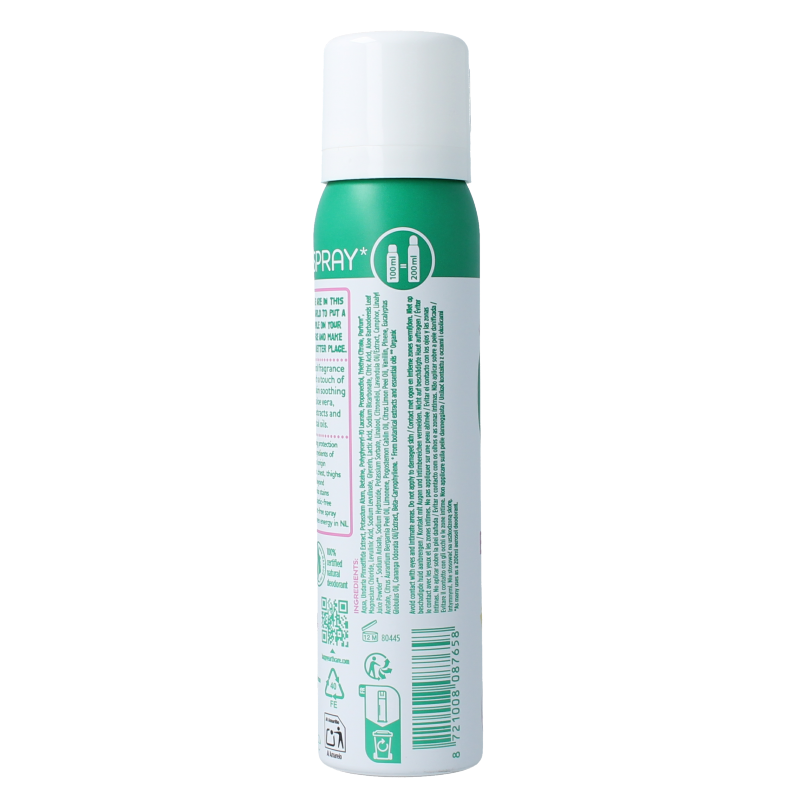 Happy Earth Deodorant bodyspray lavender ylang 100 Milliliter